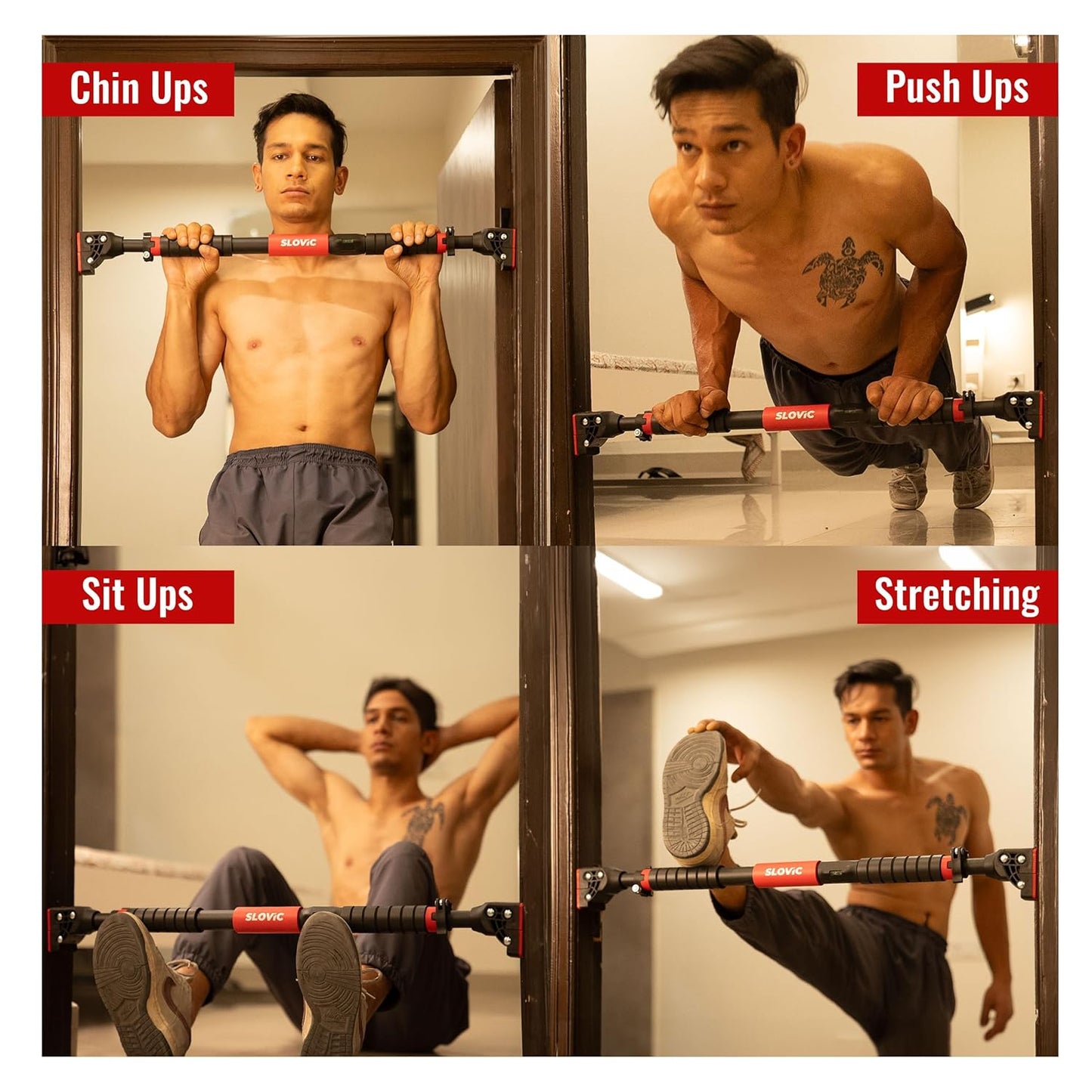 Adjustable Doorway Pull-Up Bar